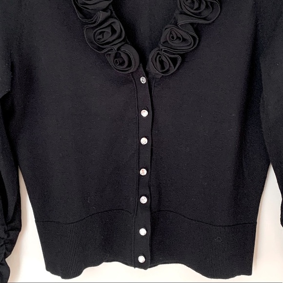 INC size M black sweater top - Picture 8 of 12